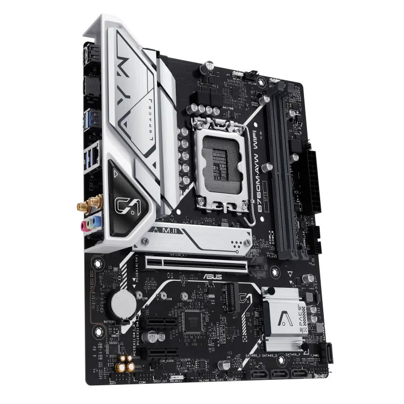 Asus Motherboard B760M AYW WIFI DDR5 For Intel 12th | 13th | 14th Gen view 4